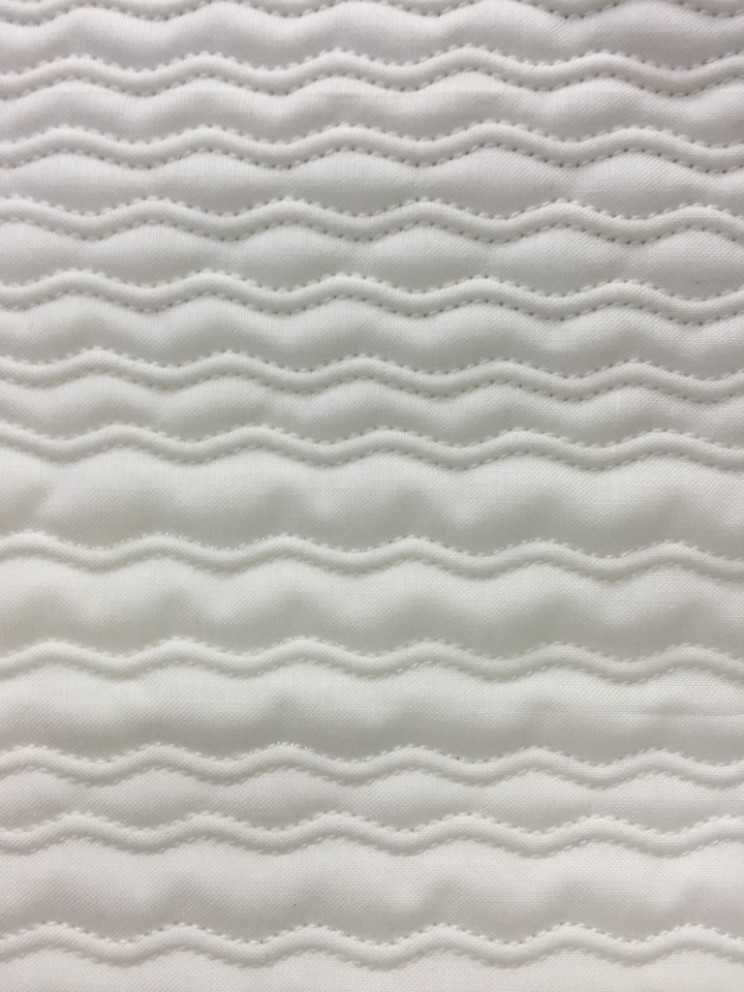 trapunto quilt white Quilt トラプントキルト フェリーサのツインニードルキルティング Twin Needle Quilting of Felisa ホワイトキルトパッチワーク
