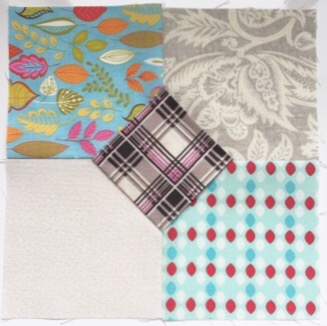 ボウタイのパッチワークパターン modern quilt 中沢フェリーサパッチワークミシンキルト Quilt patchwork Bow Tie quilt block nakazawa felisa