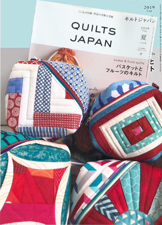 パッチワークのポーチ Patchwork Quilt パッチワークミシンキルトnakazawa Felisa 中沢フェリーサ